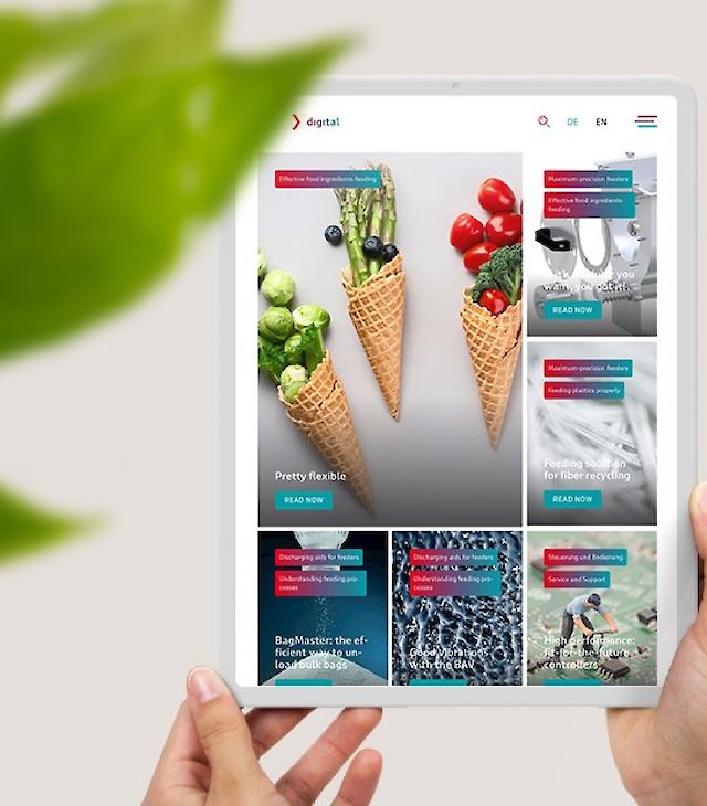 FLUX Digital – Online Magazin für Schüttguttechnologie